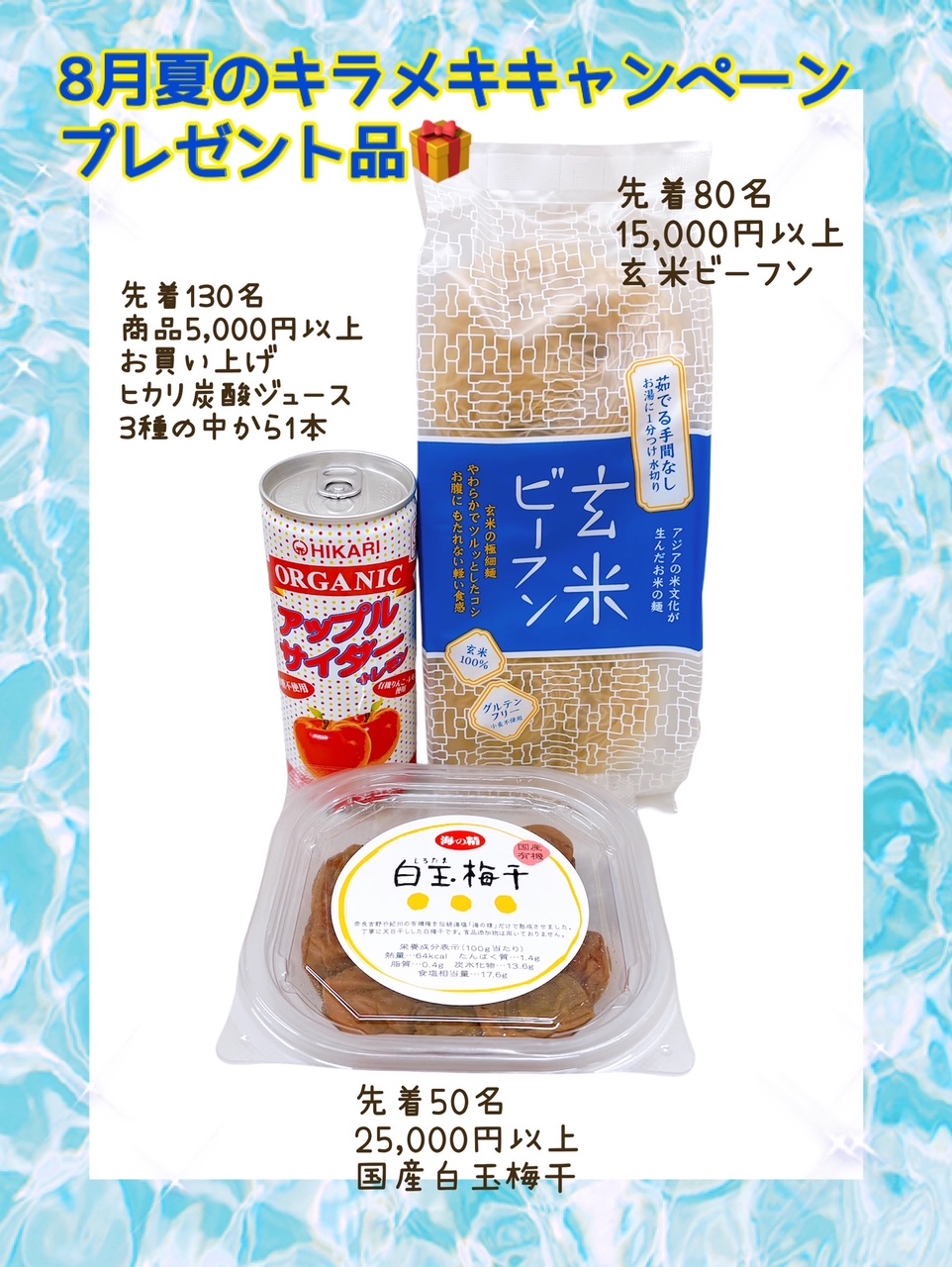 2025年8月のプレゼント